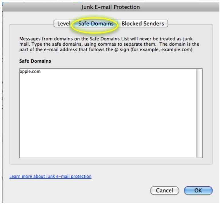 mac email domain